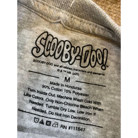 Scooby-Doo Mystery Machine Gang Shirt Mens M Graphic Short Sleeve Gray Cotton - Picture 5 of 5